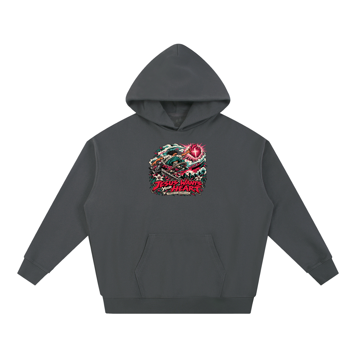 JESUS WANTS YOUR HEART INSPIRED BY MATTHEW 16:25 Hoodie