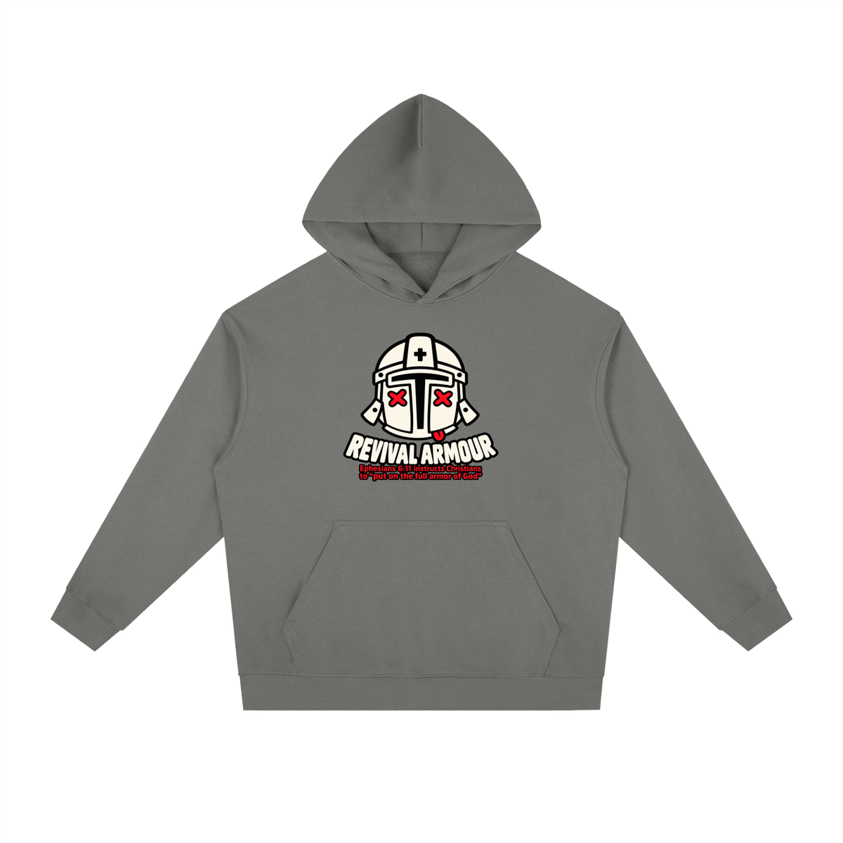 REVIVAL ARMOUR Ephesians 6:11 instructs Christians to "put on the full armor of God" Hoodie