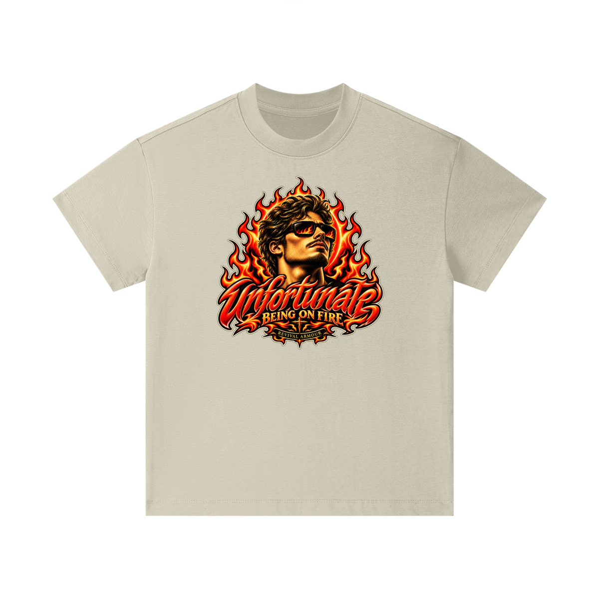 Unfortunate BEING ON FIRE REVIVAL ARMOUR Kids T-Shirt