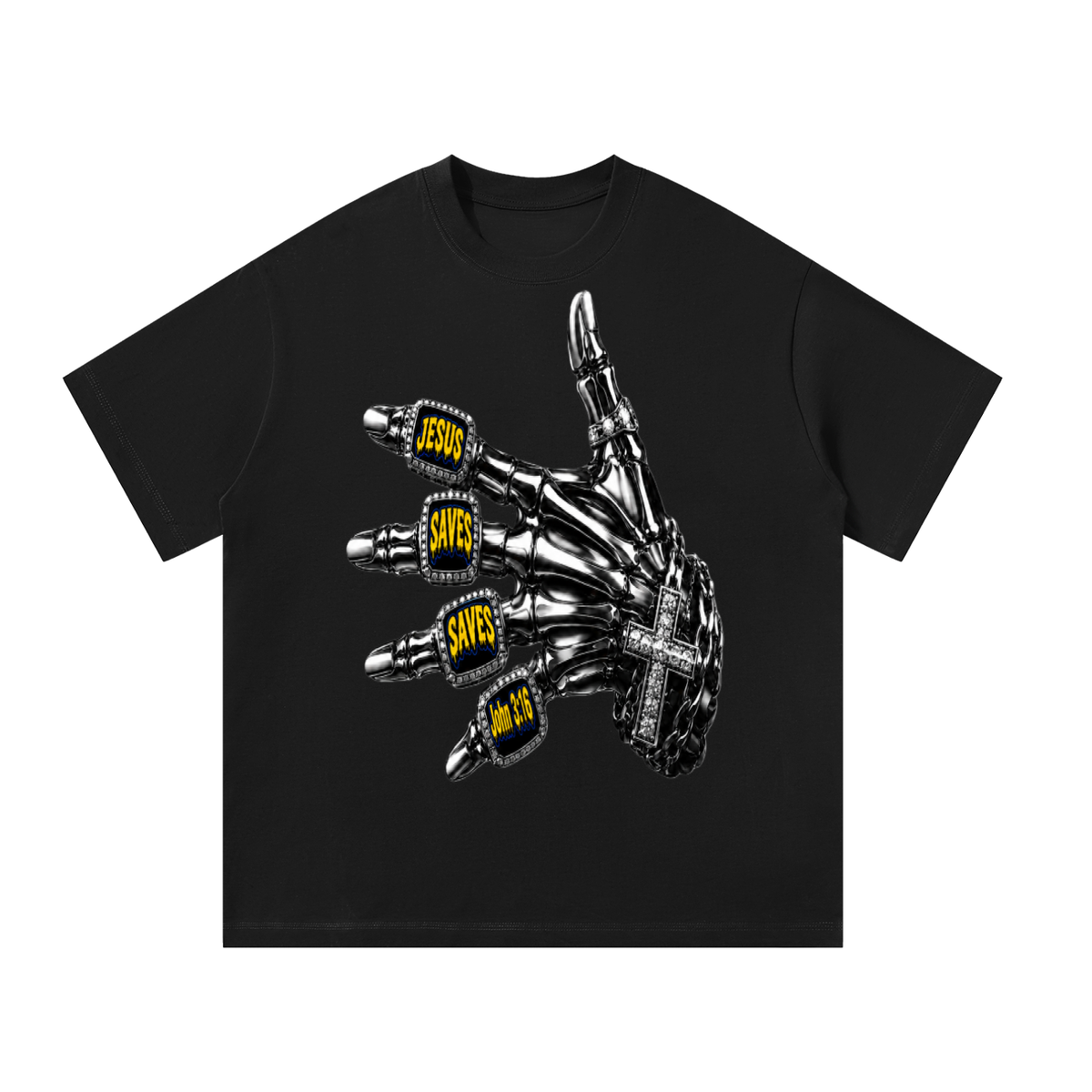 Jesus saves saves John 3:16 T-Shirt