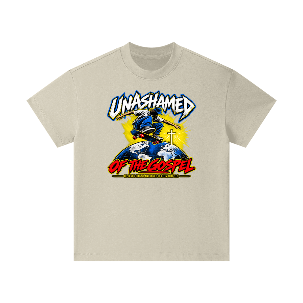 UNASHAMED OF THE GOPEL OF JESUS CHIRST ANCHORED IN 2 TIMOTHY 1:8 Kids T-Shirt