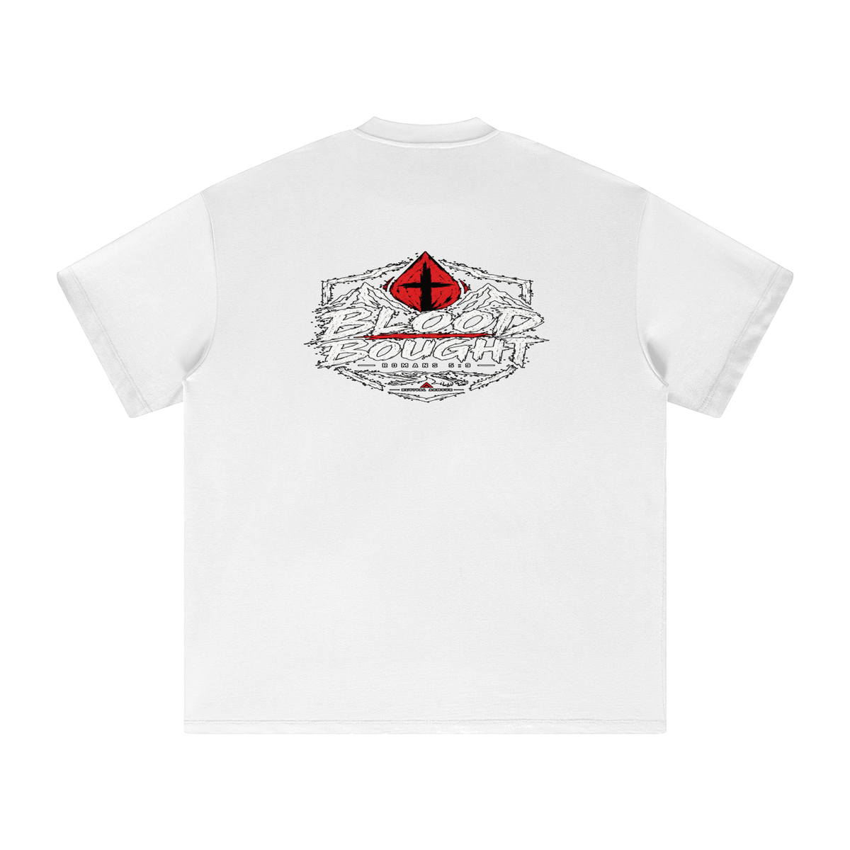 BLOOD BOUGHT - ROMANS 5:9 - T-Shirt