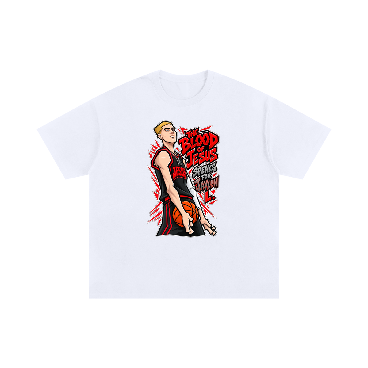 THE BLOOD OF JESUS SPEAKS FOR JAYLEN L. T-Shirt