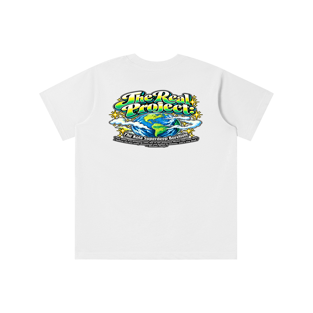 REDEEMED BY THE OF JESUS ACCORDING TO EPHESIANS 1:7 THE REAL PROJECT: THE KOLA SUPERDEEP BOREHOLE youth T-shirt