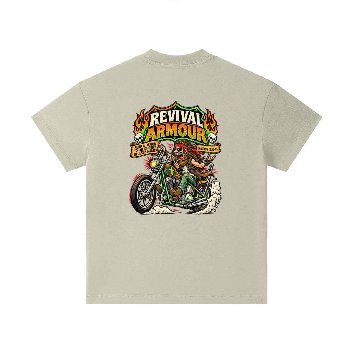 REVIVAL ARMOUR SEND A DEMON TO THE DESERT IN JESUS NAME [MATTHEW 12:43-45] Kids T-Shirt
