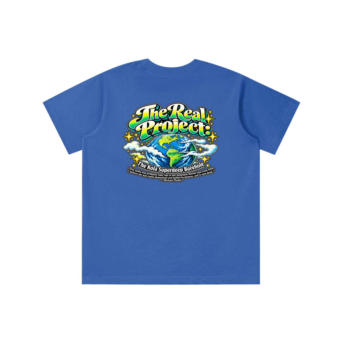 REDEEMED BY THE OF JESUS ACCORDING TO EPHESIANS 1:7 THE REAL PROJECT: THE KOLA SUPERDEEP BOREHOLE youth T-shirt