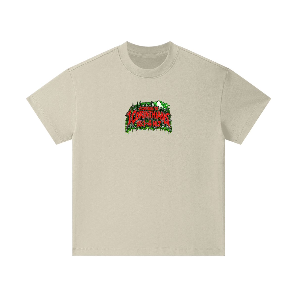 ACCORDING TO 1 CORINTHIANS 15:1-4 NLT THE GOOD NEWS IS JESUS CHRIST DIED FOR OUR SINS HEAVEN AND HELL ARE PLACES Kids T-Shirt