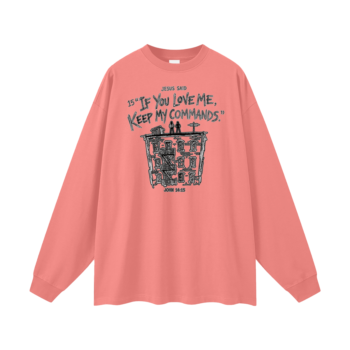 JOHN 14:15 NIV Long Sleeve T-Shirt