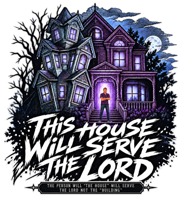 JESUS IS LORD ACCORDING TO JOHN 10:30 THIS HOUSE WiLL SERVE THE LORD THE PERSON WILL "THE HOUSE" WILL SERVE THE LORD NOT THE "BUILDING" Hoodie