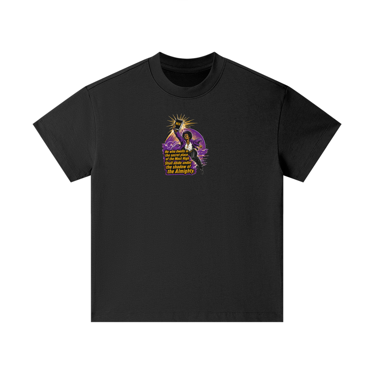 NKJV Psalms 91:1 Kids T-Shirt