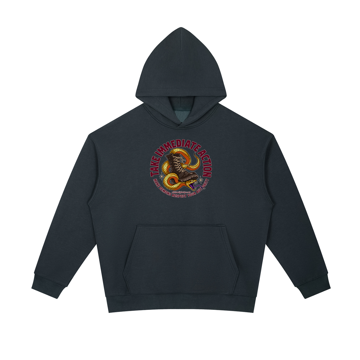 TAKE IMMEDIATE ACTION MAKE DEMONS RESPECT YOUR AUTHORITY michaeljphelps.net Hoodie