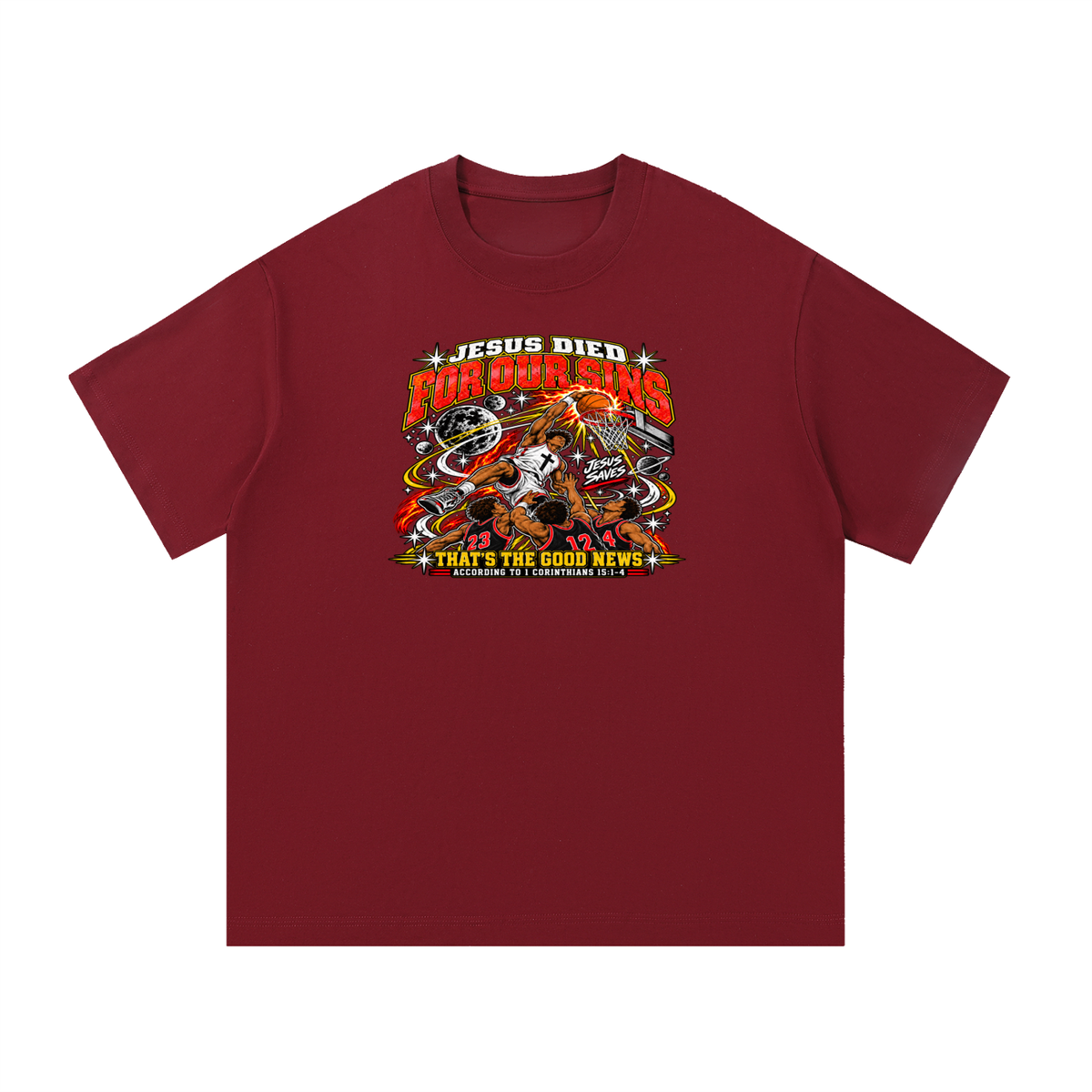 Jesus died for our sins that's the good news according to 1 Corinthians 15:1-4  T-Shirt