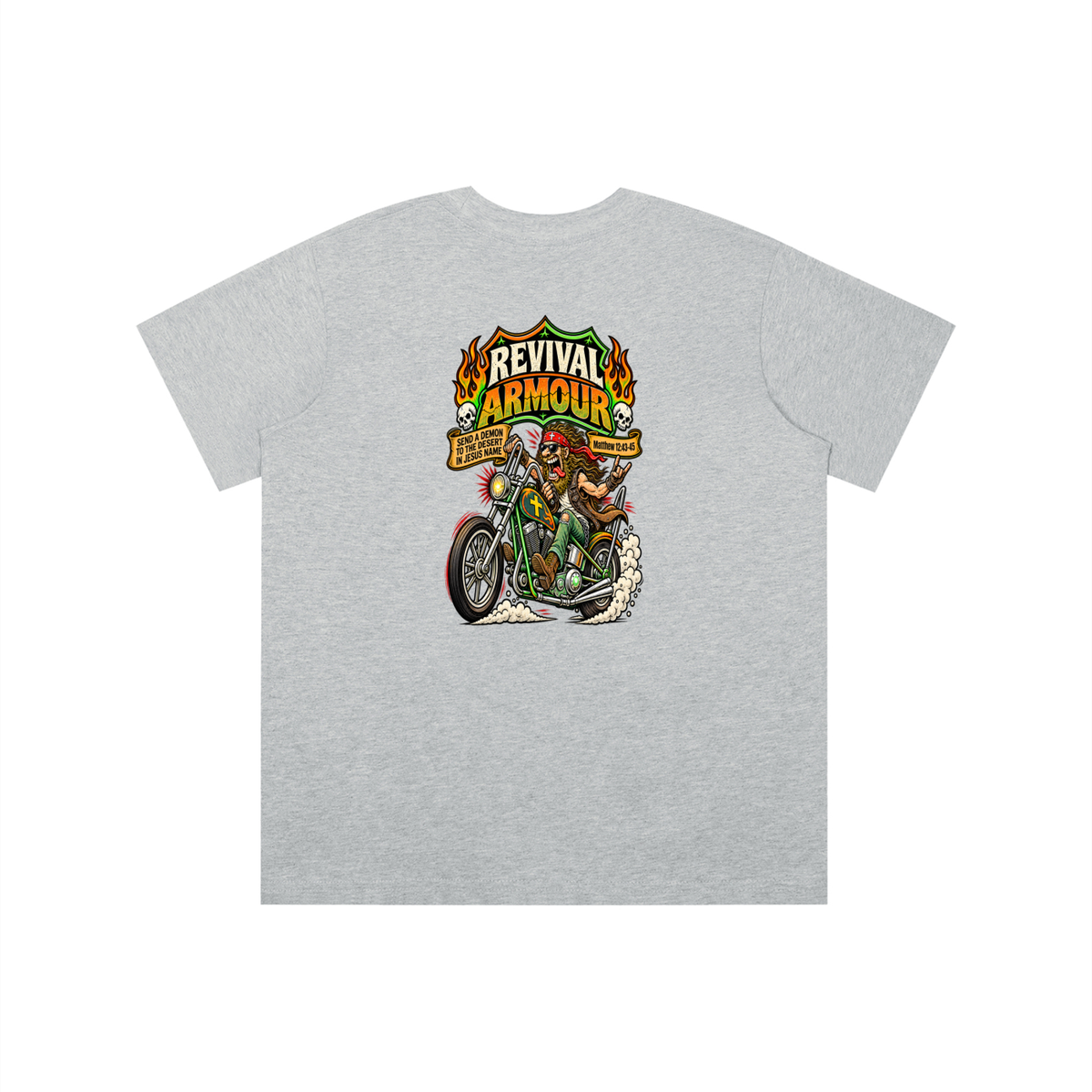 JESUS SAVES REVIVAL ARMOUR SEND A DEMON TO THE DESERT IN THE NAME OF JESUS youth T-shirt