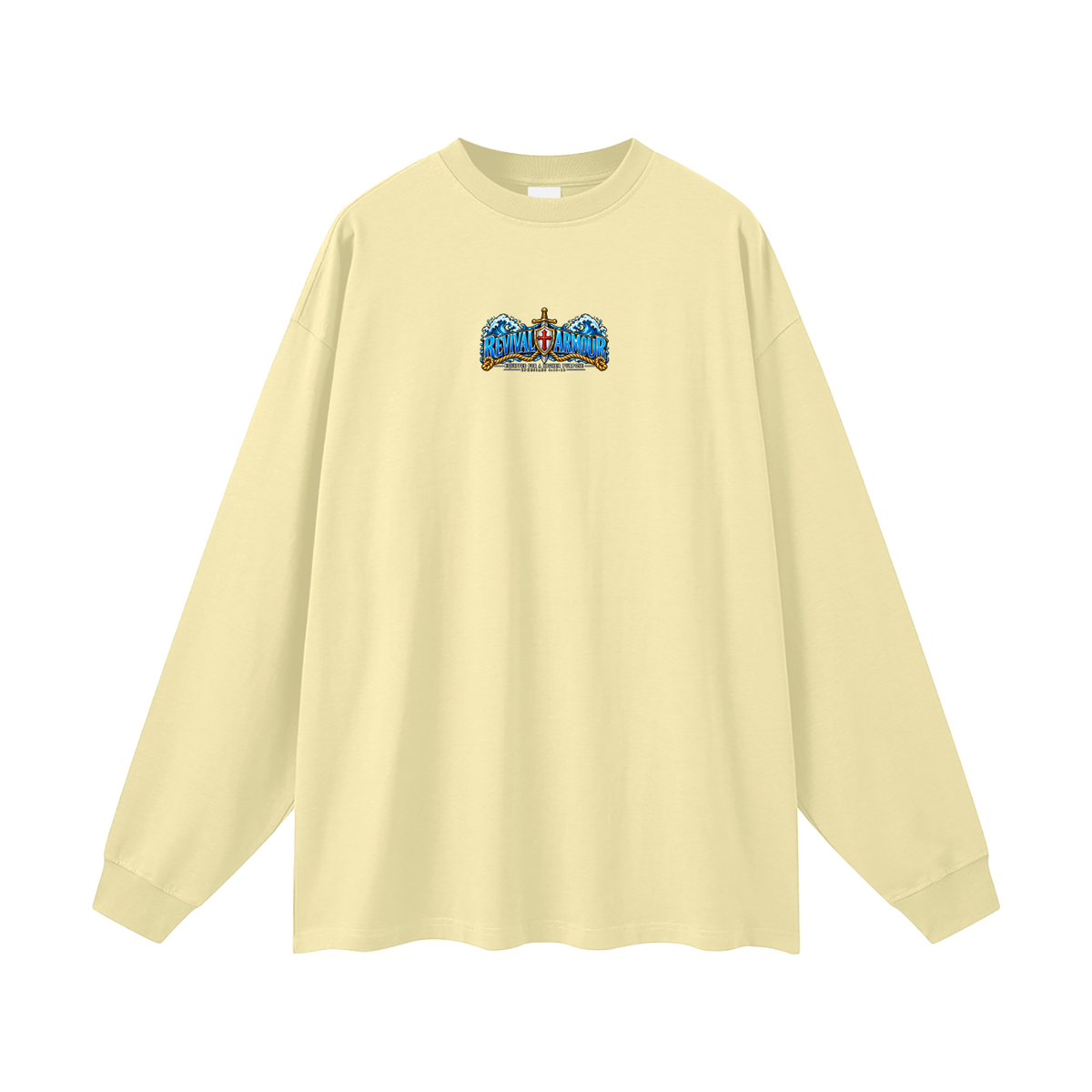 REVIVAL ARMOUR -EQUIPPED FOR A HIGHER PURPOSE- -EPHESIANS 6:10-18- Long Sleeve T-Shirt