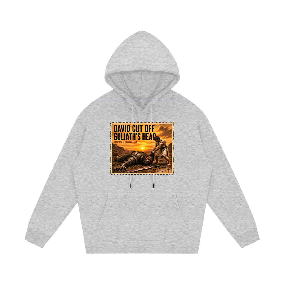 David cut off Goliath's head Hoodie