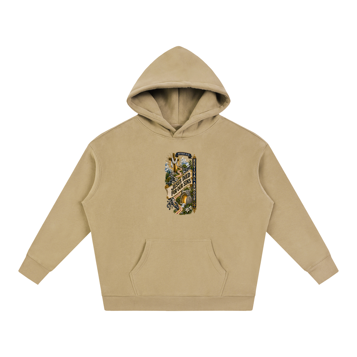 MATTHEW 20:28 Jesus died for our sins REVIVAL ARMOUR Hoodie