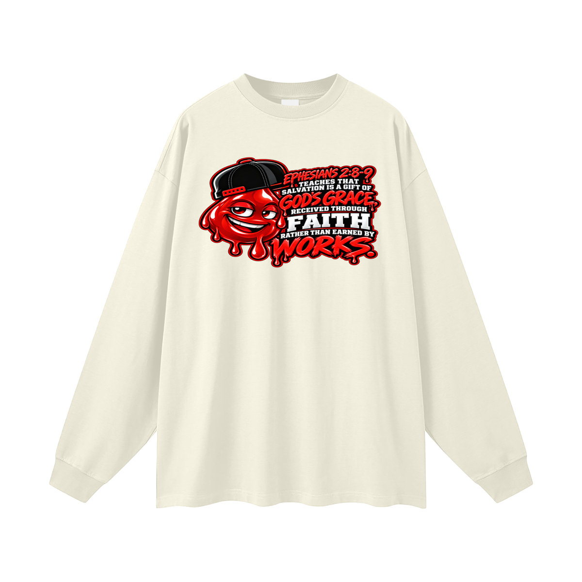 Ephesians 2:8-9 inspired Long Sleeve T-Shirt