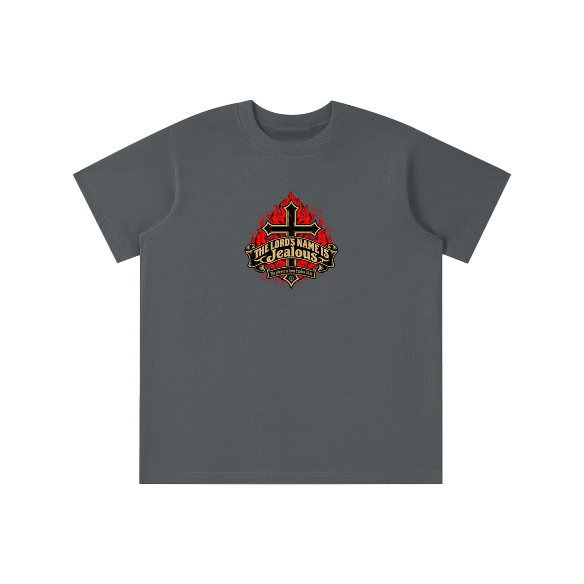 THE LORD'S NAME IS Jealous The phrase is from Exodus 34:14 youth T-shirt
