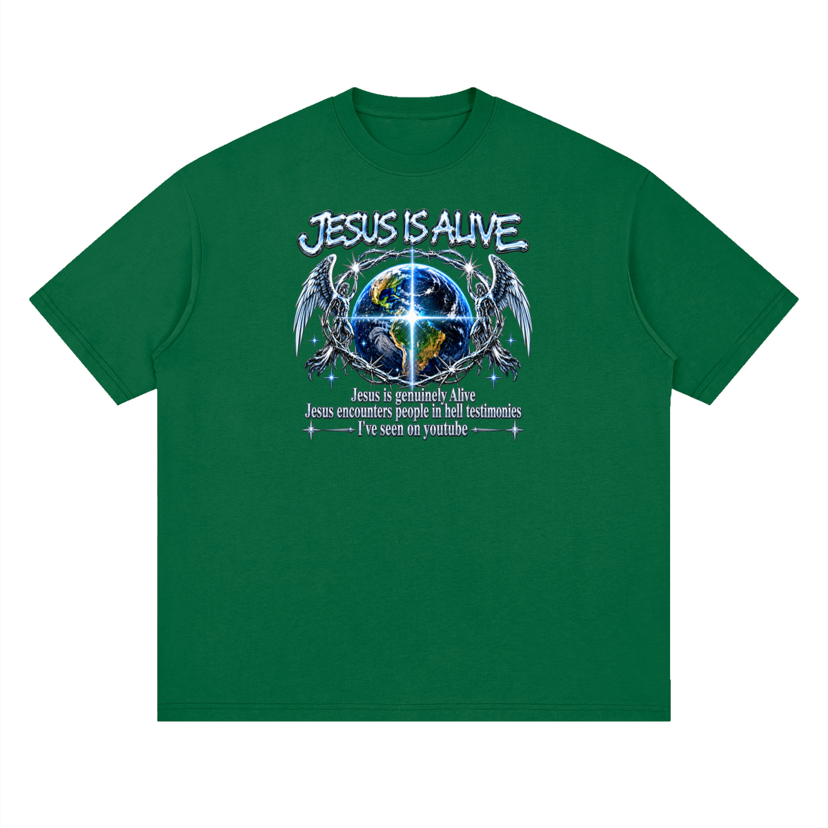 JESUS IS ALIVE Jesus is genuinely Alive Jesus encounters people in hell testimonies I've seen on youtube T-Shirt