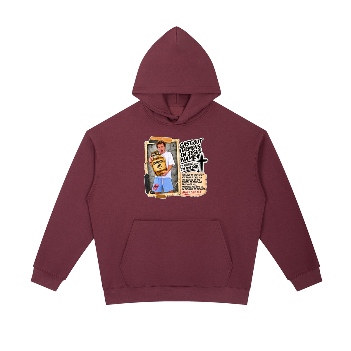 I'M REBUKING satan I'M NOT GOD Hoodie
