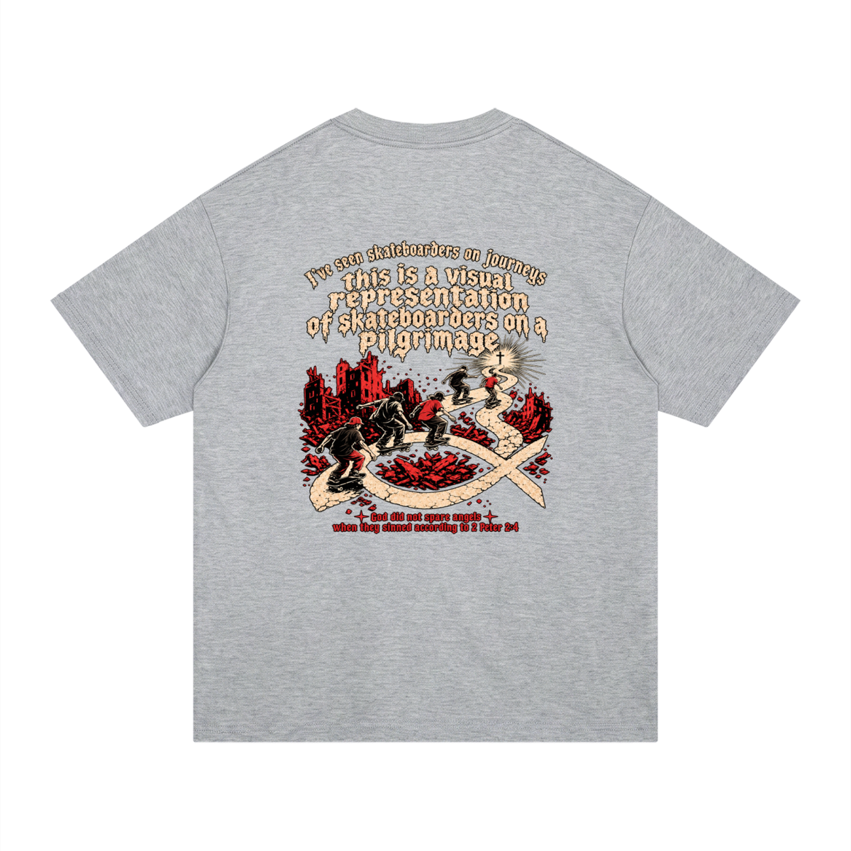 skateboarders on a pilgrimage T-Shirt