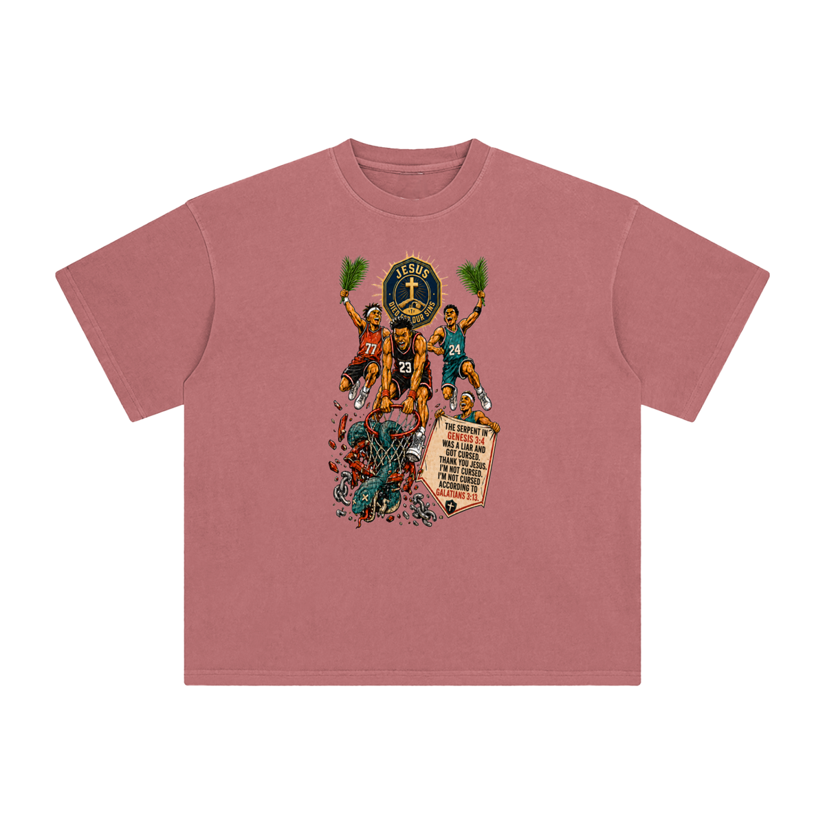 THE SERPENT IN GENESIS 3:4 WAS A LIAR AND GOT CURSED. THANK YOU JESUS. I'M NOT CURSED. I'M NOT CURSED ACCORDING TO GALATIANS 3:13. T-Shirt