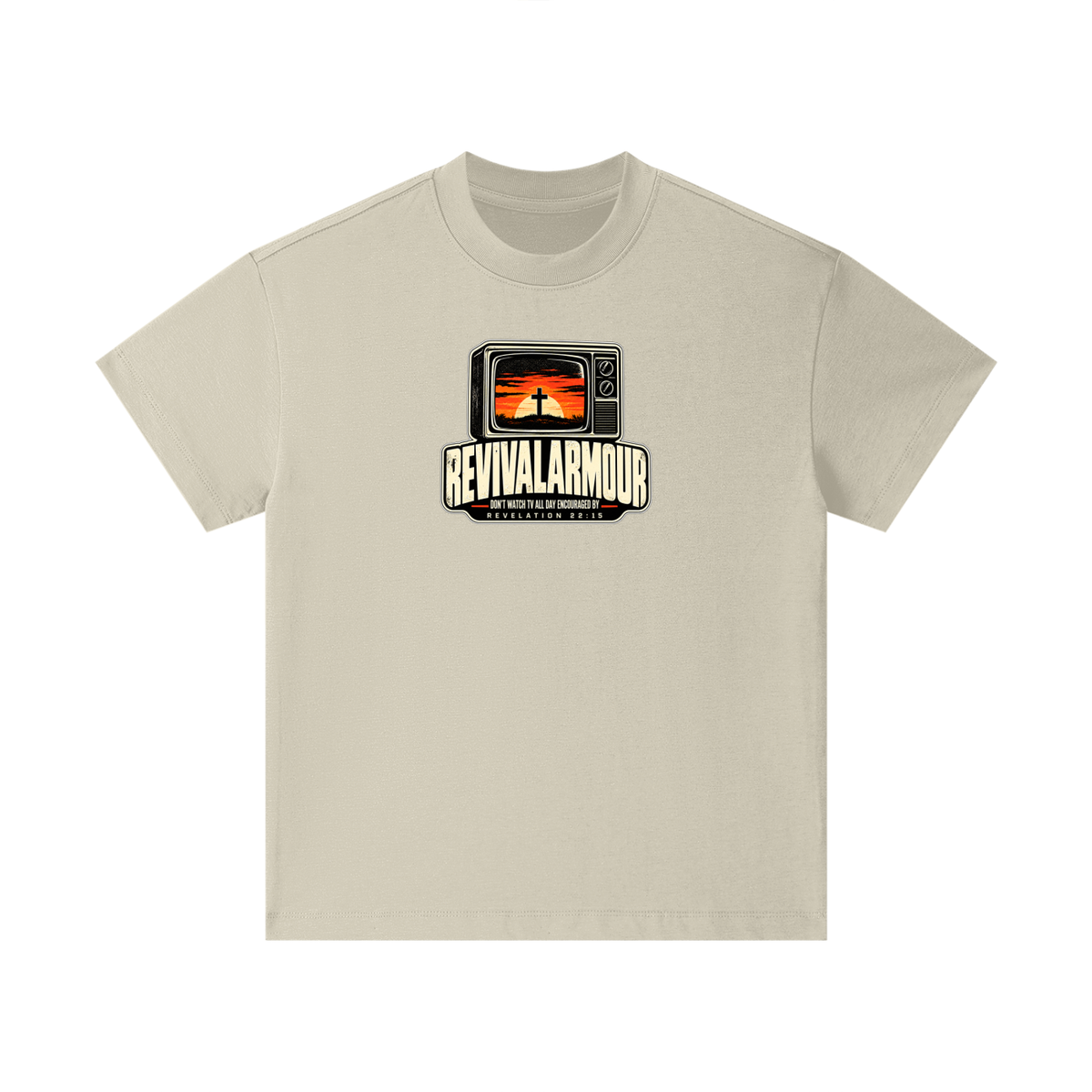 REVIVAL ARMOUR DON'T WATCH ALL DAY ENCOURAGED BY REVELATION 22:15 kids T-Shirt