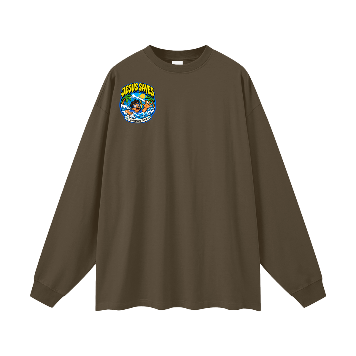 Jesus saves Long Sleeve T-Shirt