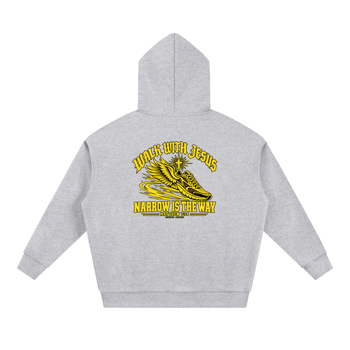 WALK WITH JESUS NARROW IS THE WAY - MATTHEW 7:14 - REVIVAL ARMOUR Hoodie
