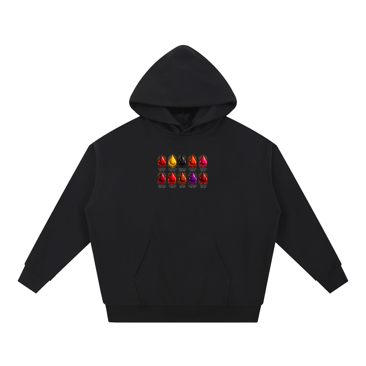 10 BLOOD LOGOS Hoodie