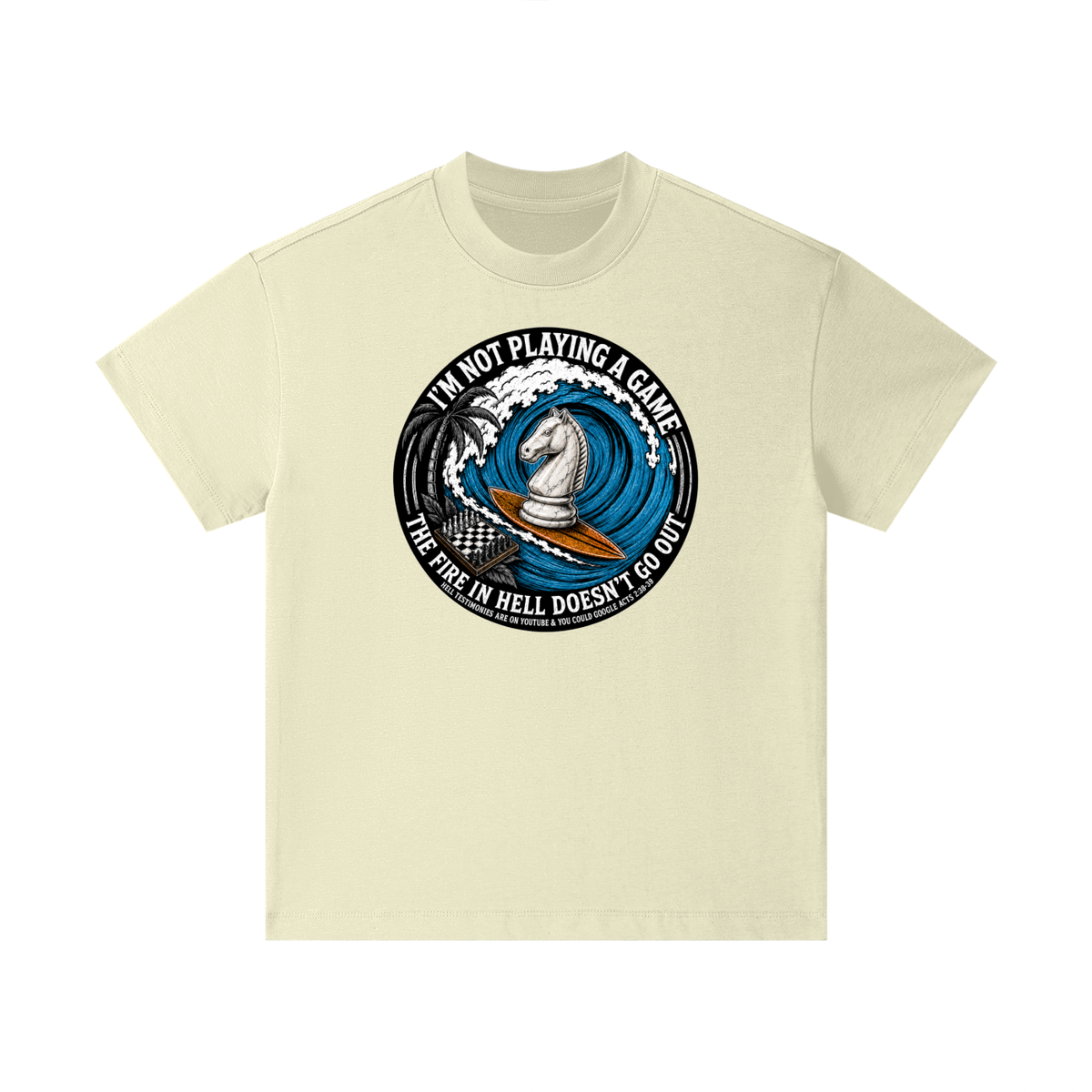 The fire in Hell doesnt go out Kids' T-Shirt