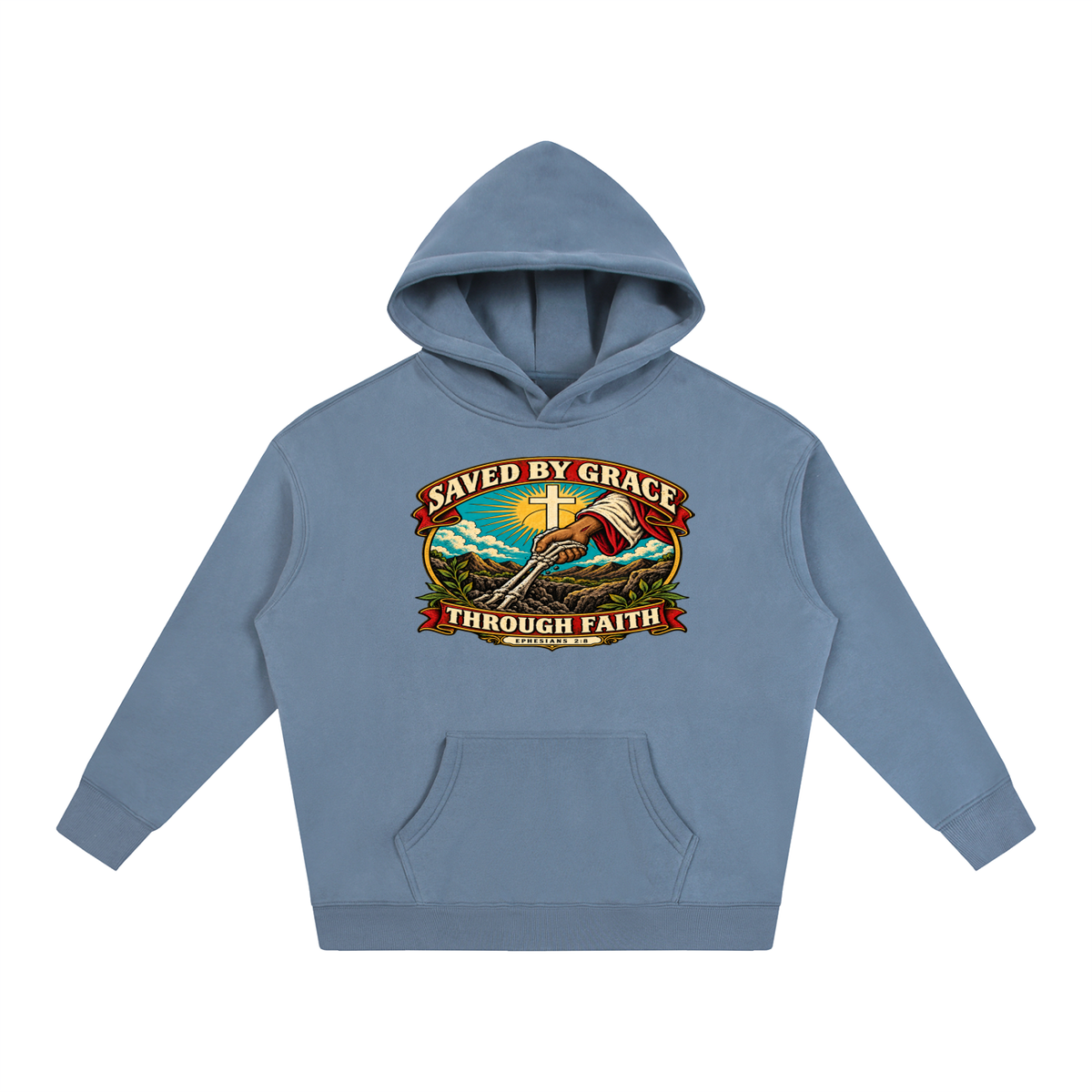 Saved by Grace through Faith Hoodie