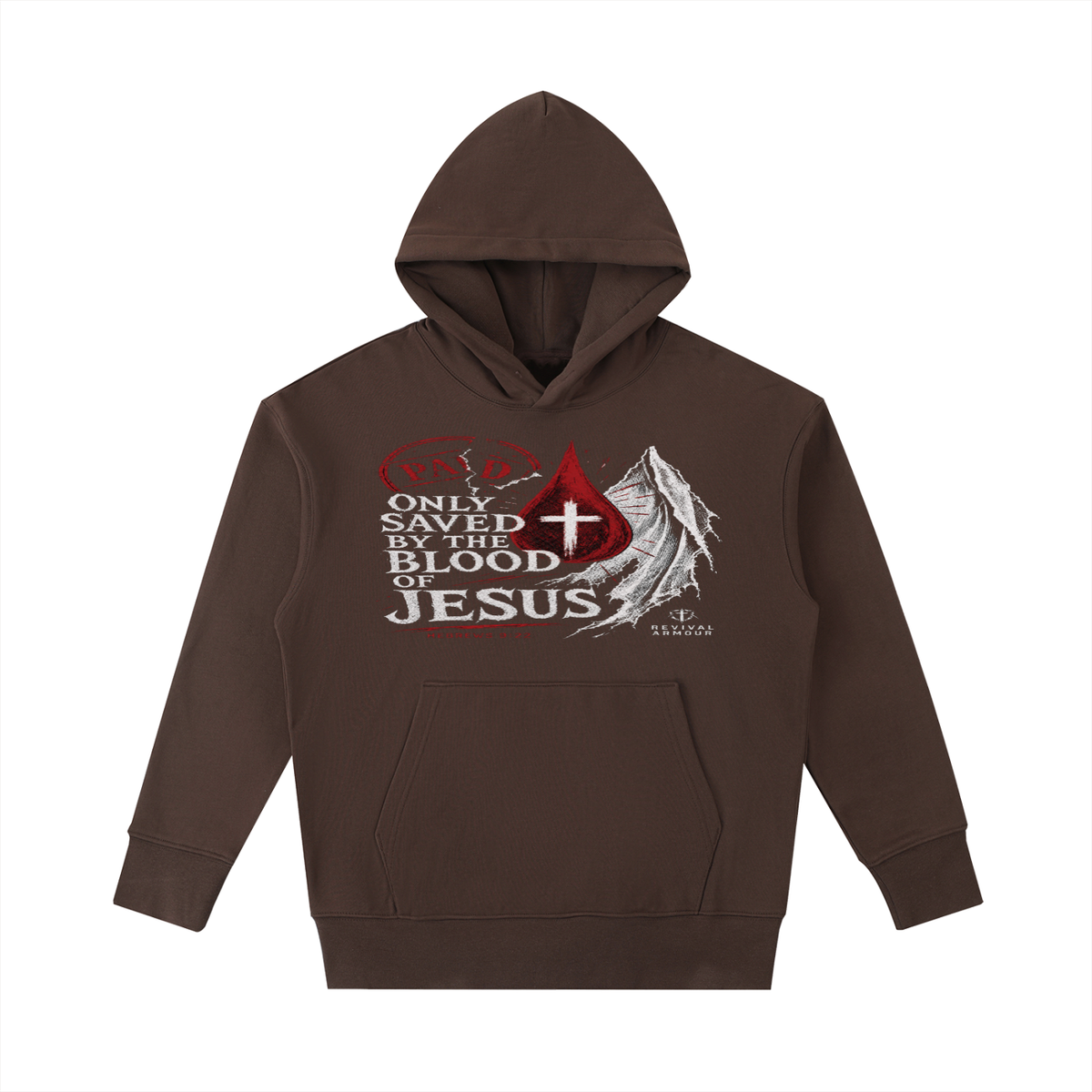 Only saved by the blood of Jesus Hoodie