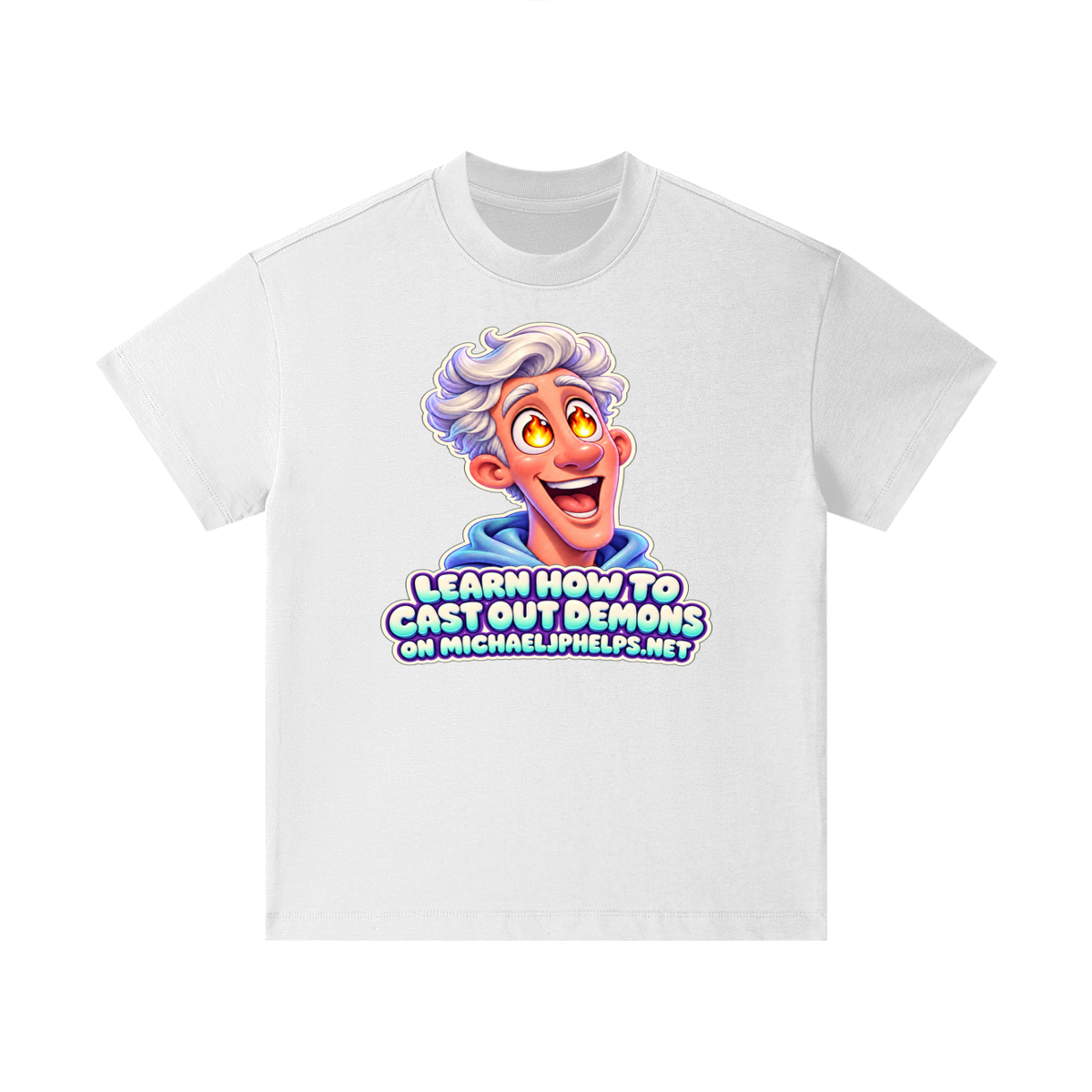 LEARN HOW TO CAST OUT DEMONS ON MICHAELJPHELPS.NET Kids T-Shirt