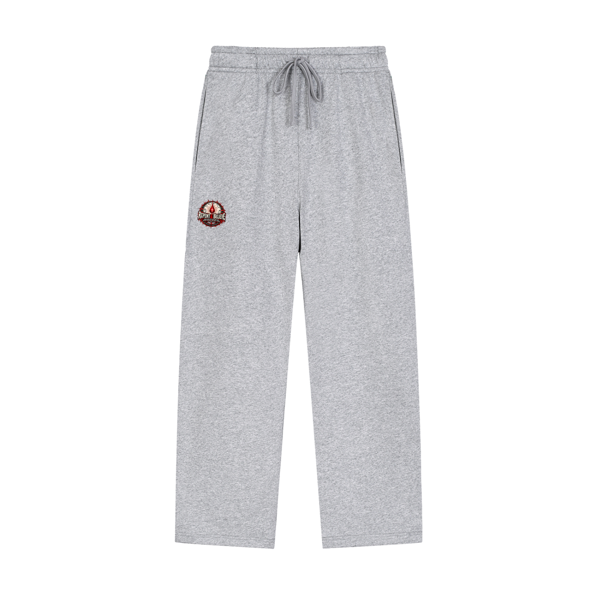 REPENT & BELIEVE JESUS DIED FOR OUR SINS AND HEAVEN AND HELL ARE REAL PLACES MATTHEW 10:28 (THAT'S NOT A quote) Sweatpants