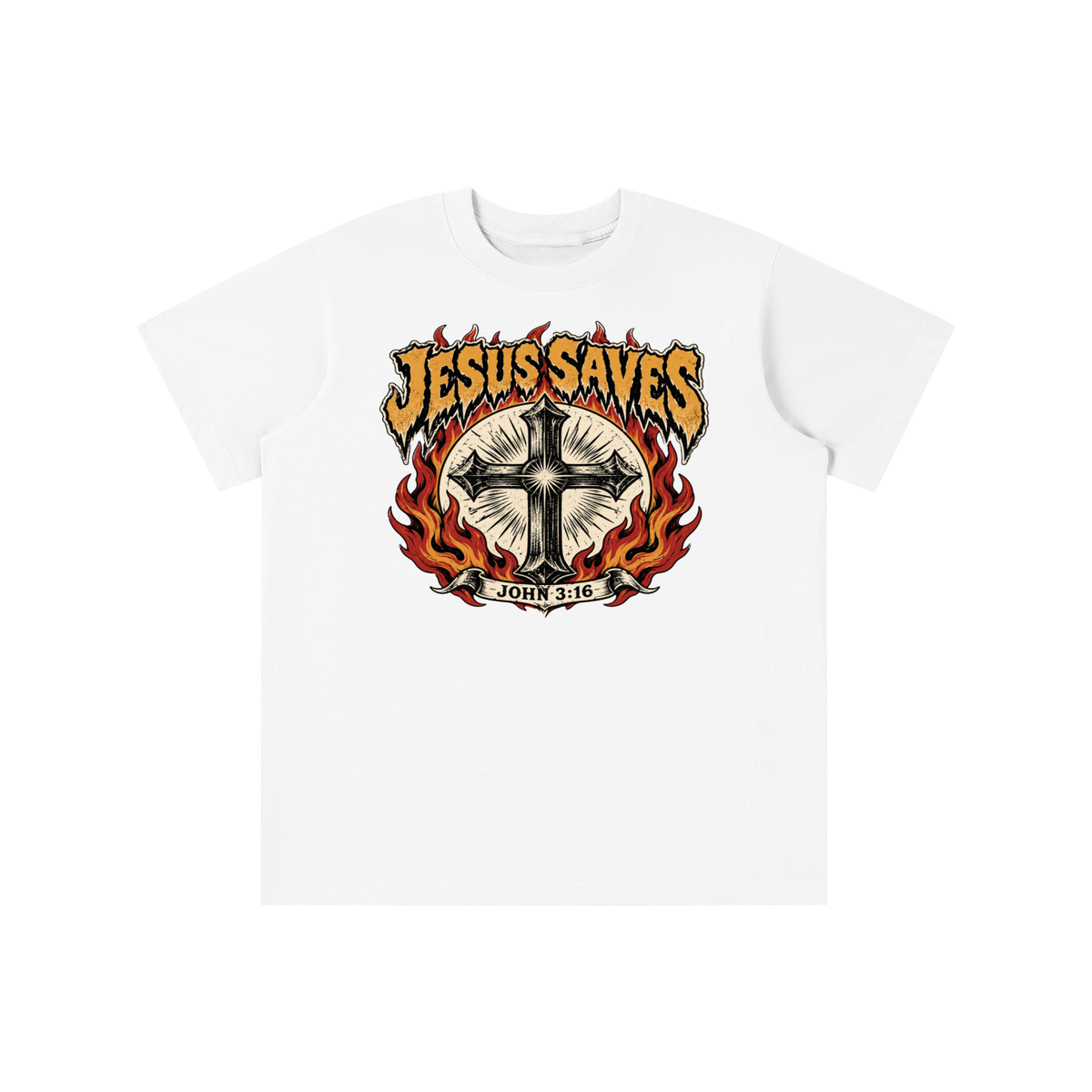 Jesus saves youth T-shirt