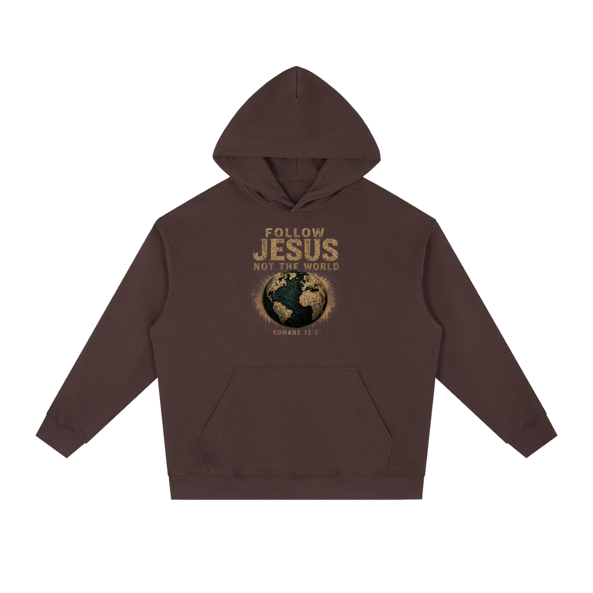FOLLOW JESUS NOT THE WORLD ROMANS 12:2 Hoodie