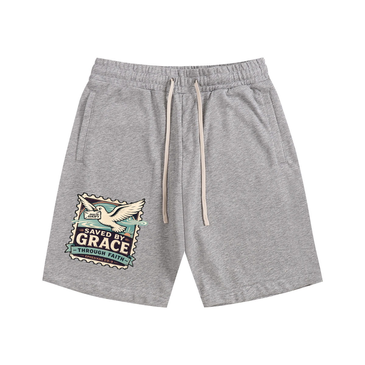 Saved by Grace though Faith Shorts