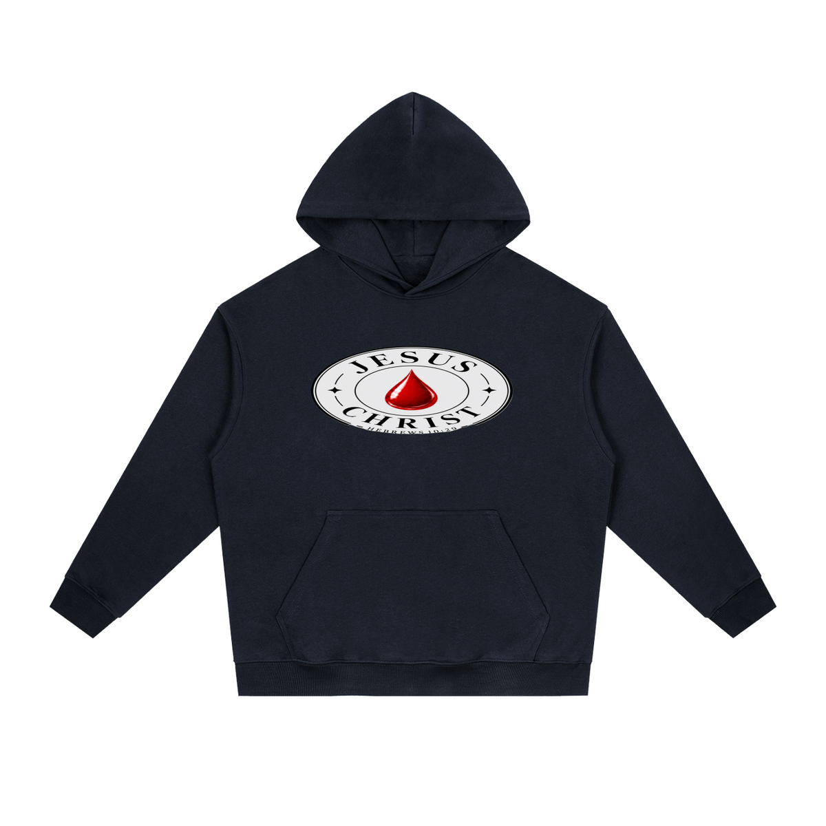 Jesus Christ blood emoji With Hebrews 10:29 Hoodie