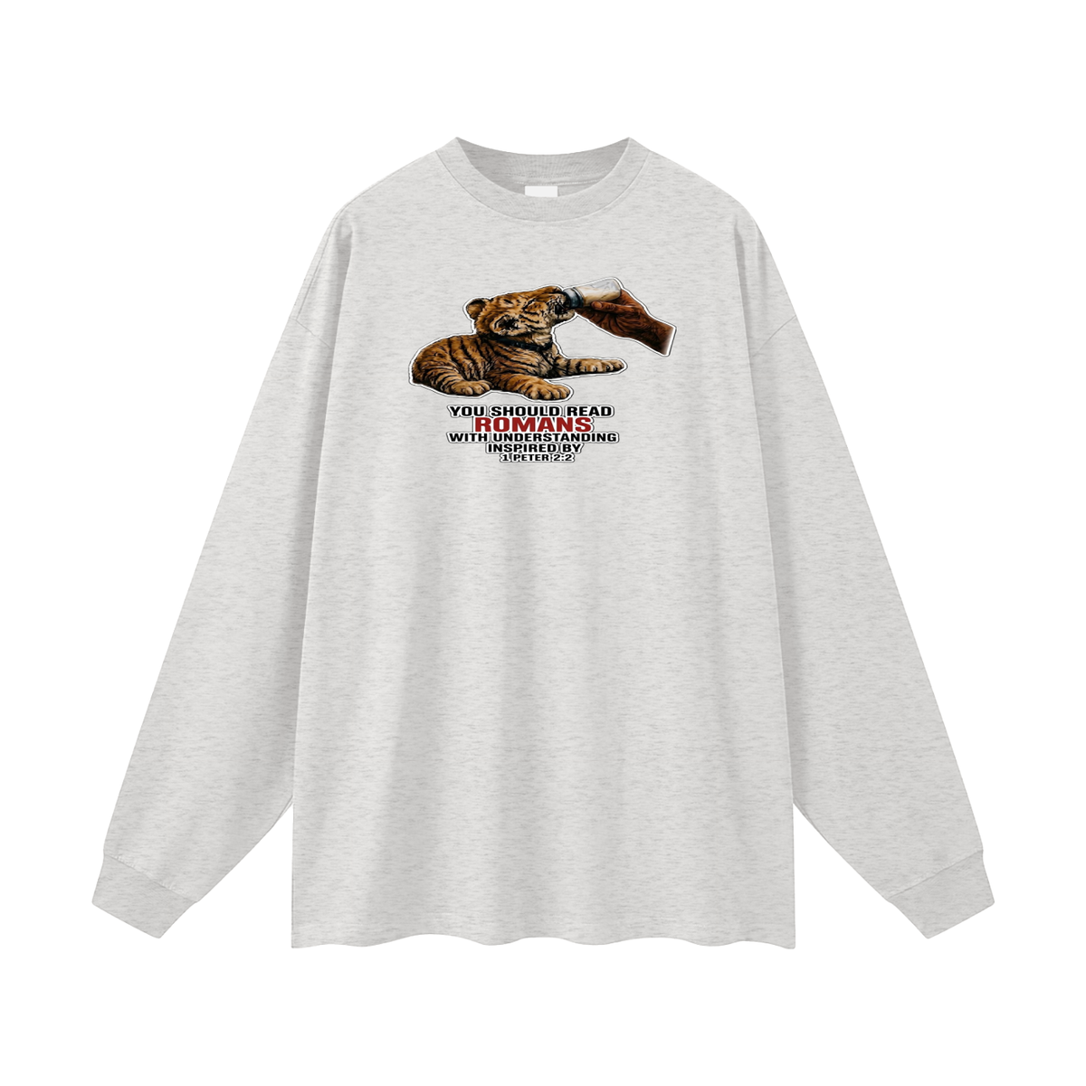 YOU SHOULD READ ROMANS WITH UNDERSTANDING INSPIRED BY 1 PETER 2:2 Long Sleeve T-Shirt