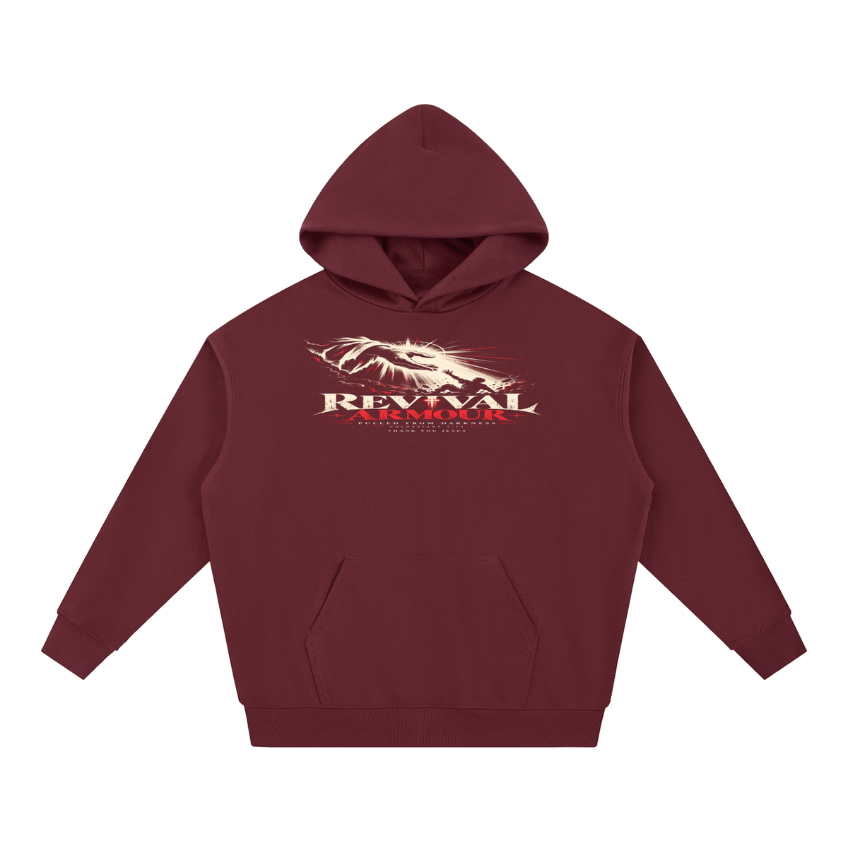 REVIVAL ARMOUR -PULLED FROM DARKNESS- -1 COLOSSIANS 1:13- THANK YOU JESUS  Hoodie
