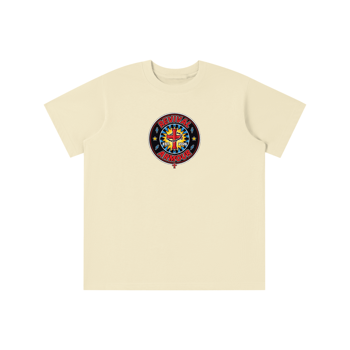 REVIVAL EST. 2026 ARMOUR JESUS DIED FOR OUR SINS youth T-shirt