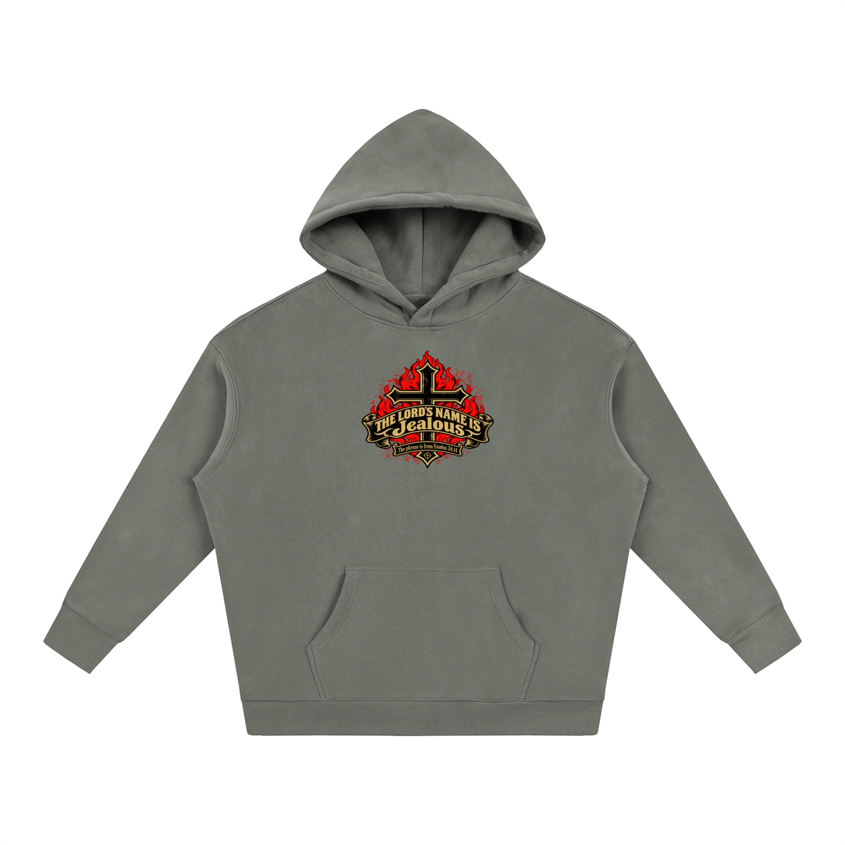 THE LORD'S NAME IS Jealous The phrase is from Exodus 34:14 Hoodie