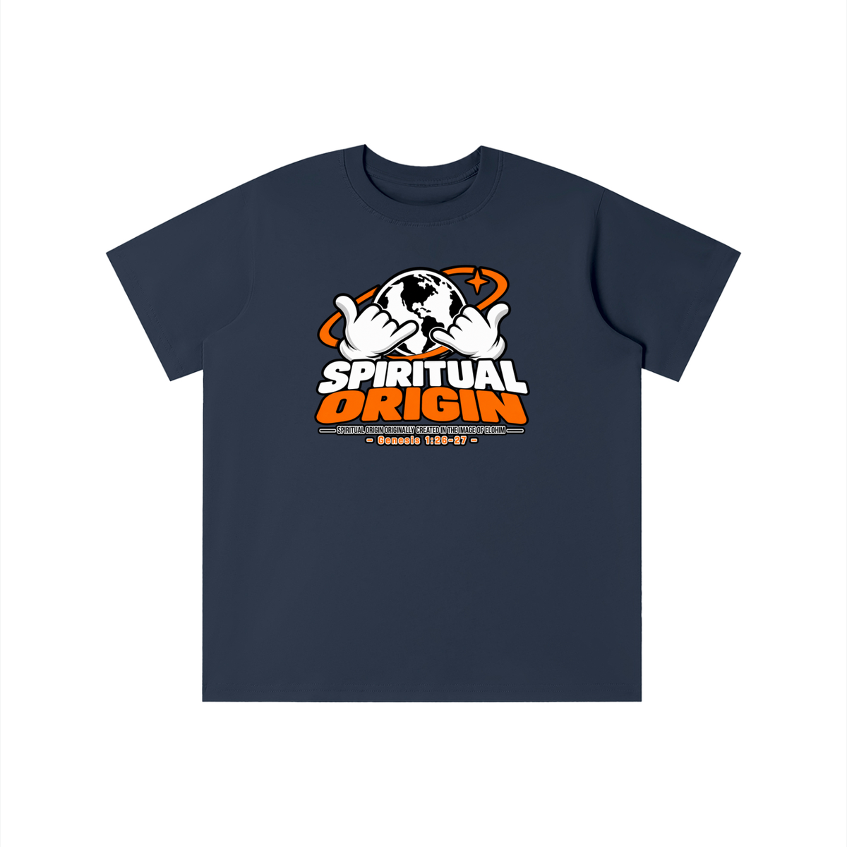 SPIRITUAL ORGIN SPIRITUAL ORGIN ORIGINALLY CREATED IN THE IMAGE OF ELOHIM - GENESIS 1:26-27 - youth T-shirt