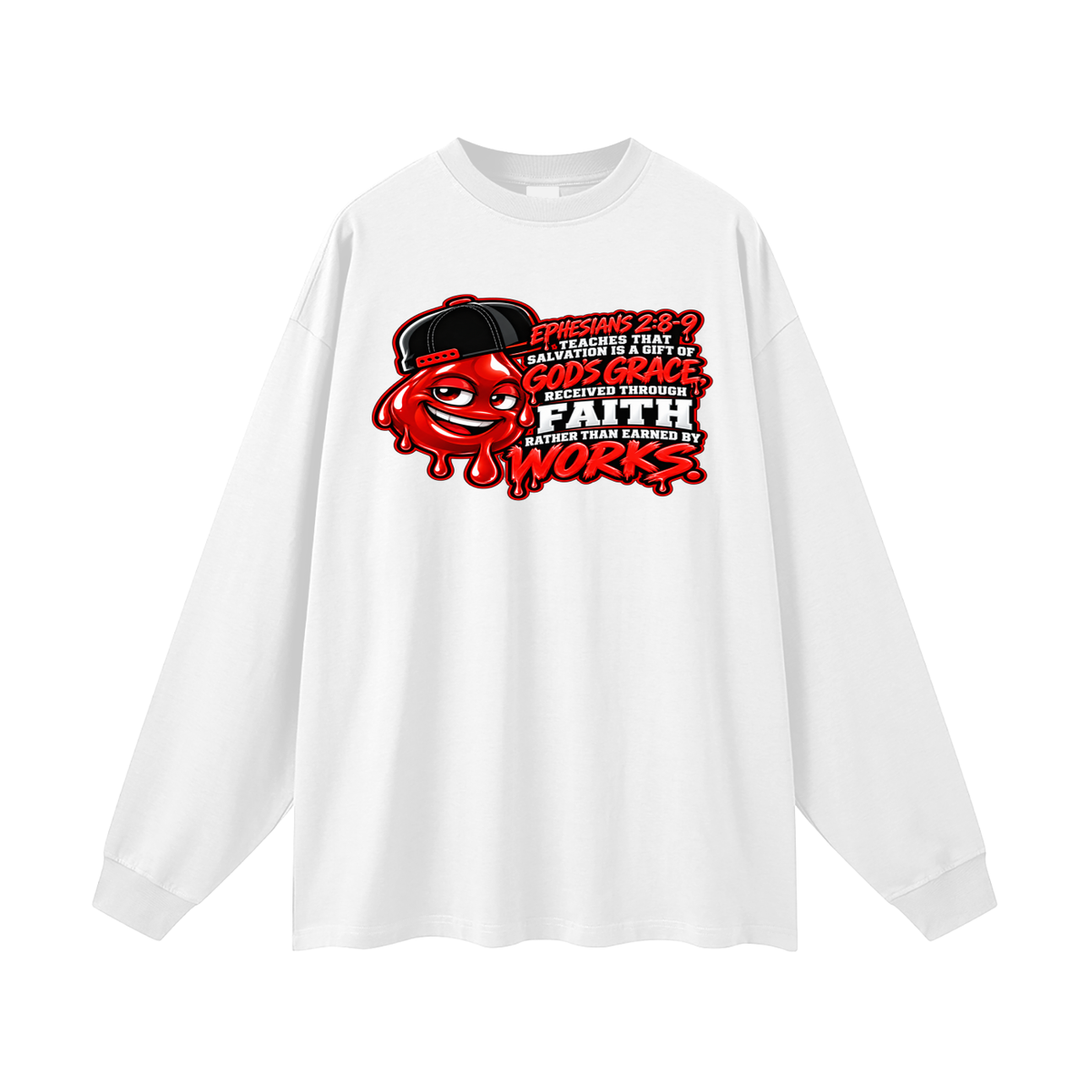 Ephesians 2:8-9 inspired Long Sleeve T-Shirt