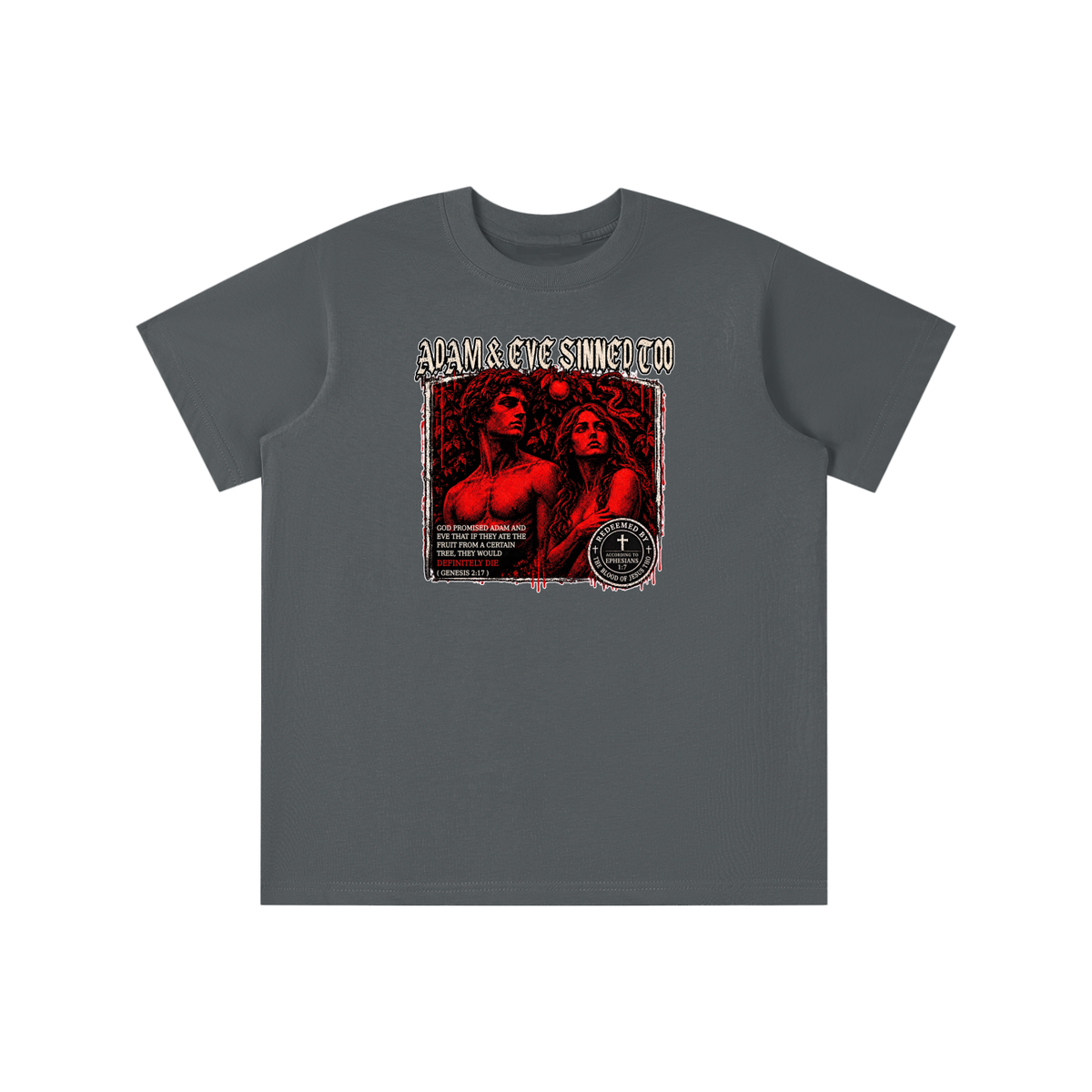 ADAM & EVE SINNED TOO youth T-shirt