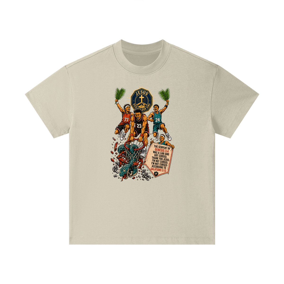 THE SERPENT IN GENESIS 3:4 WAS A LIAR AND GOT CURSED. THANK YOU JESUS. I'M NOT CURSED. I'M NOT CURSED ACCORDING TO GALATIANS 3:13. Kids T-Shirt