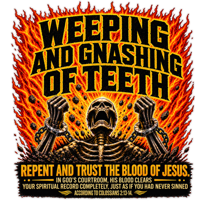 WEEPING AND GNASHING OF TEETH Hoodie
