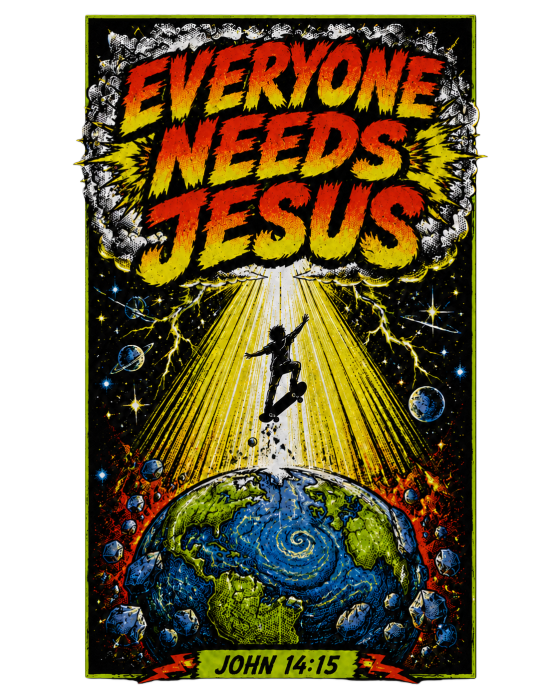 EVERYONE NEEDS JESUS [ JOHN 14:15 ] Hoodie
