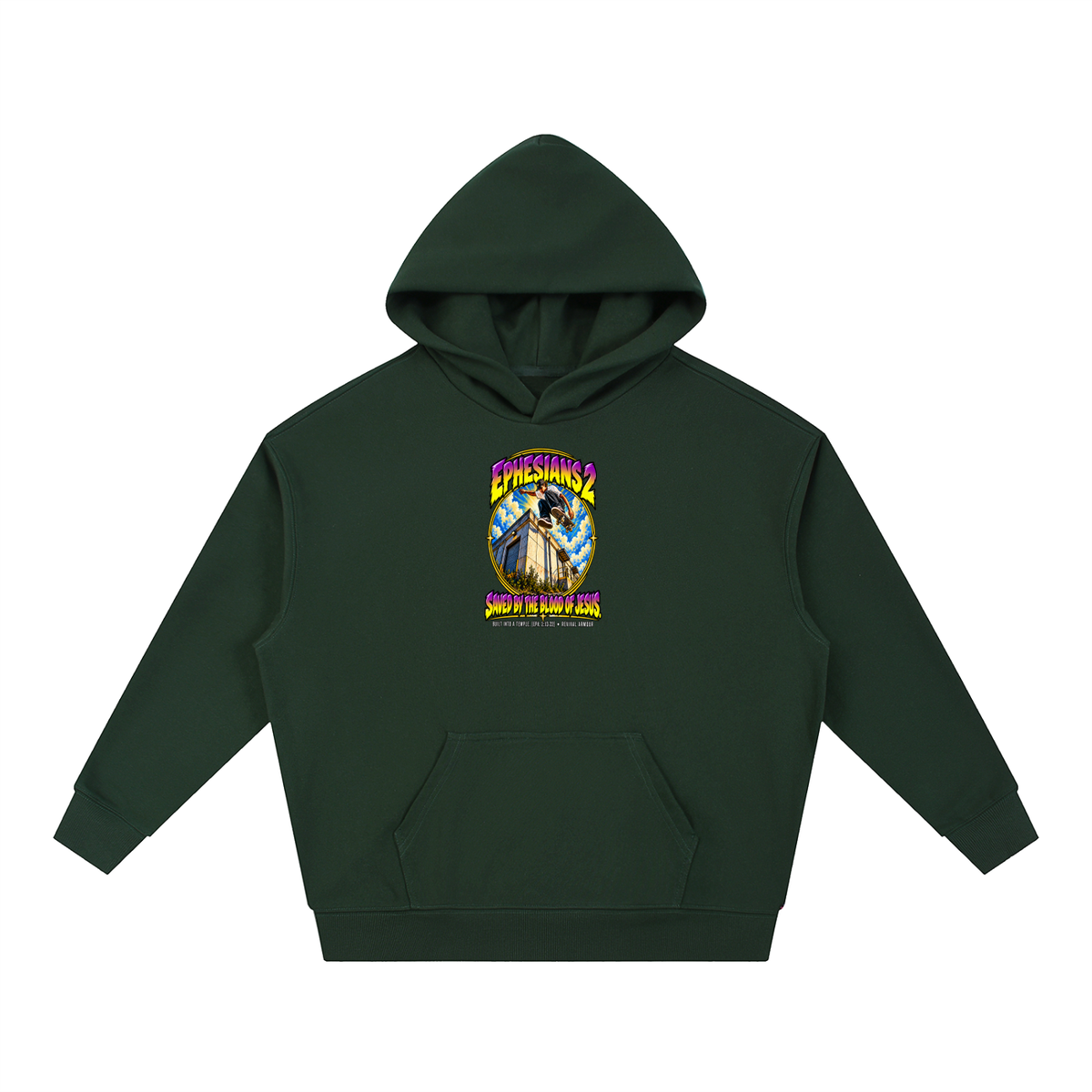EPHESIANS 2 SAVED BY THE BLOOD OF JESUS BUILT INTO A TEMPLE. (EPH. 2:13-22) Hoodie